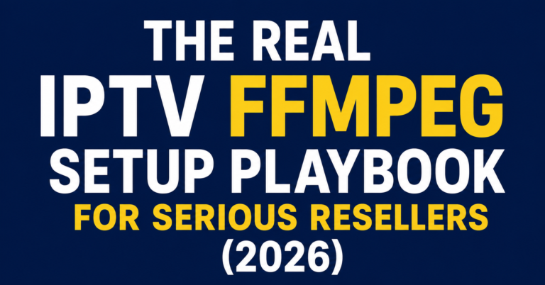 IPTV FFmpeg Setup