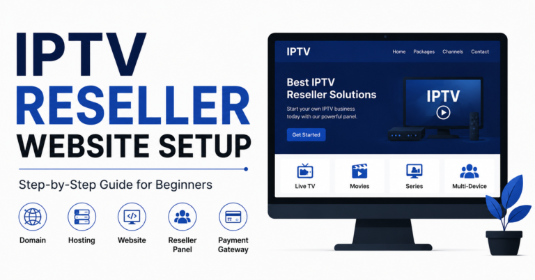 IPTV Reseller Website Setup