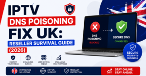 IPTV DNS Poisoning Fix UK