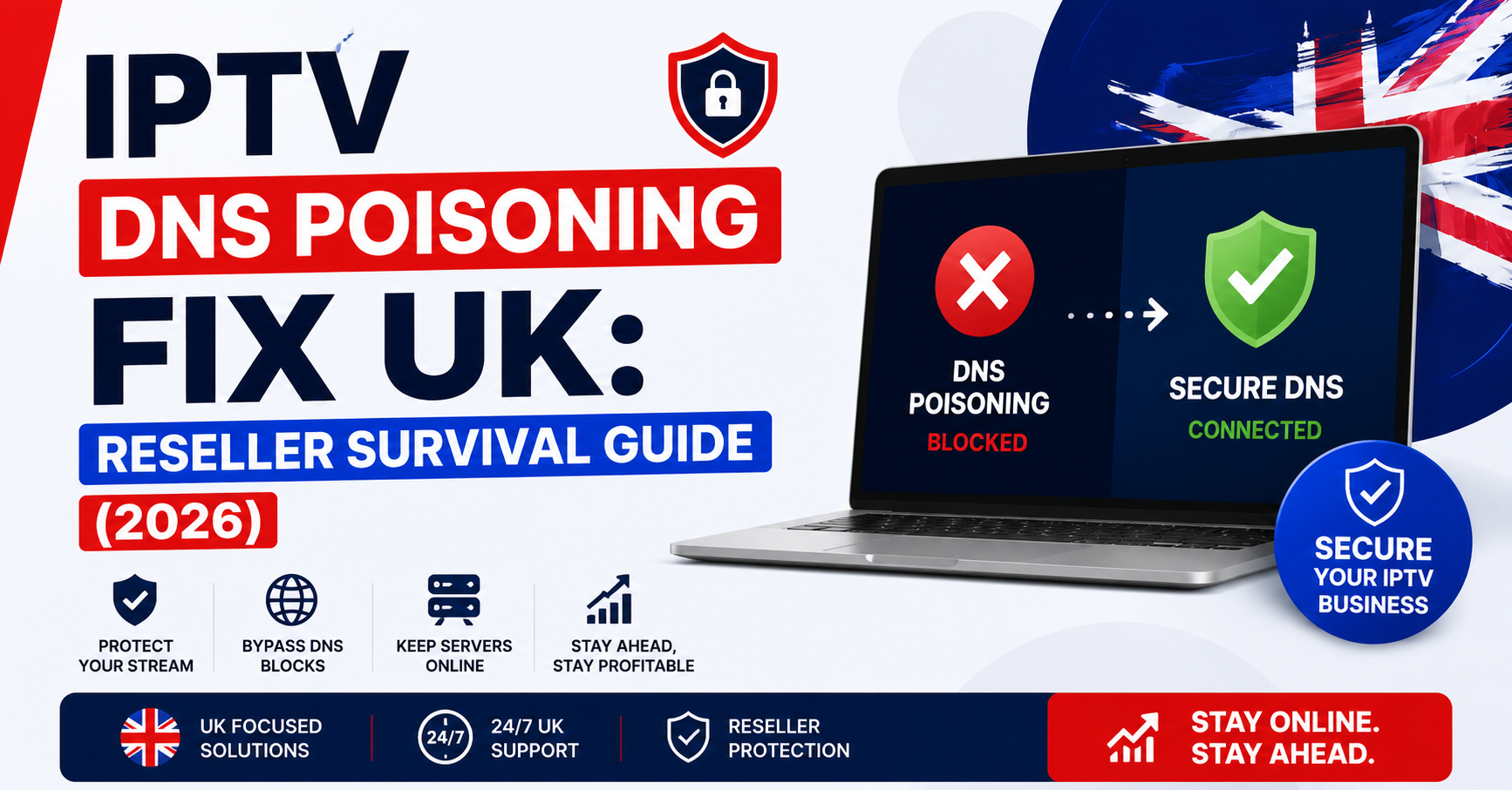 IPTV DNS Poisoning Fix UK