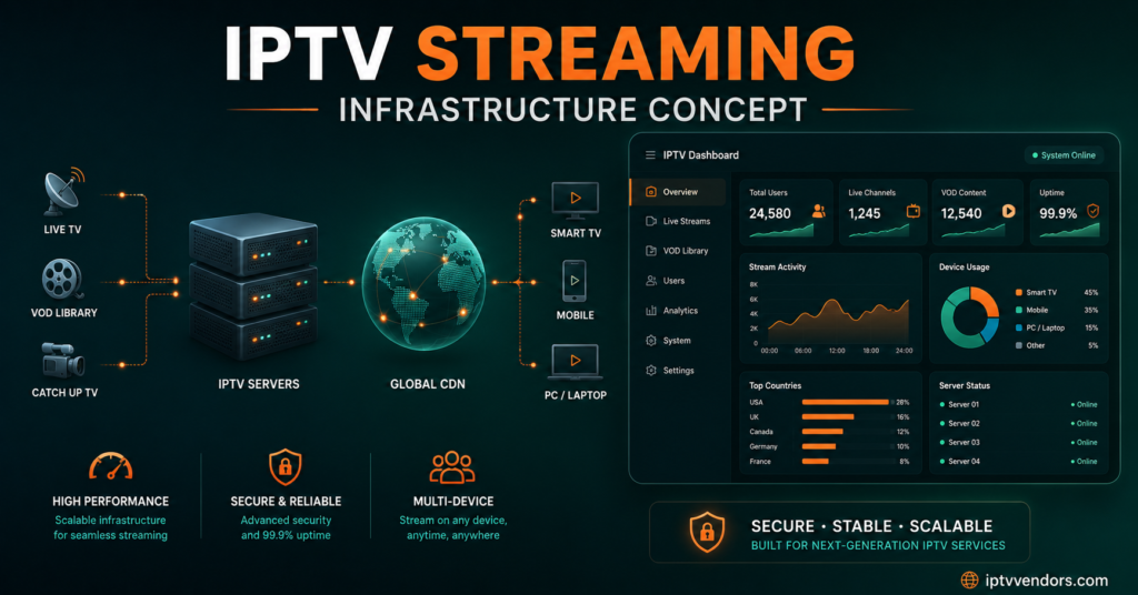 IPTV Streaming Infrastructure Concept