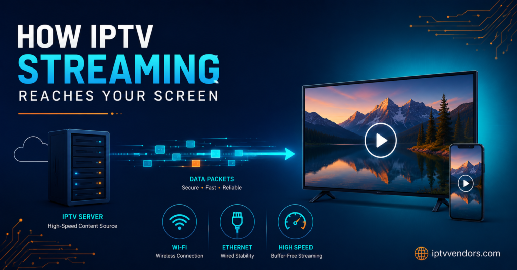 How IPTV Streaming Reaches Your Screen