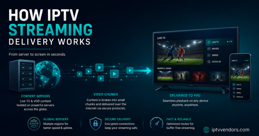 How IPTV Streaming Delivery Works