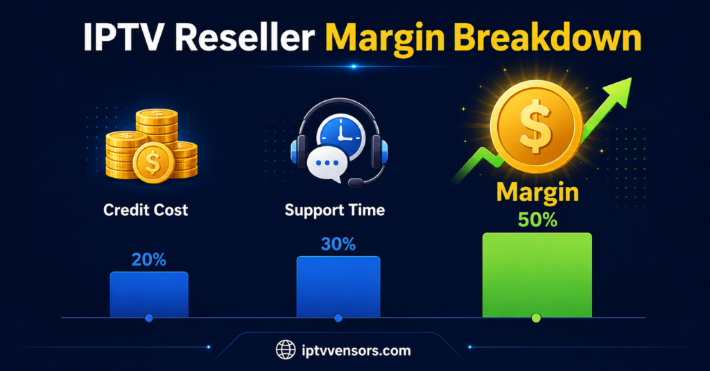 IPTV reseller margin breakdown