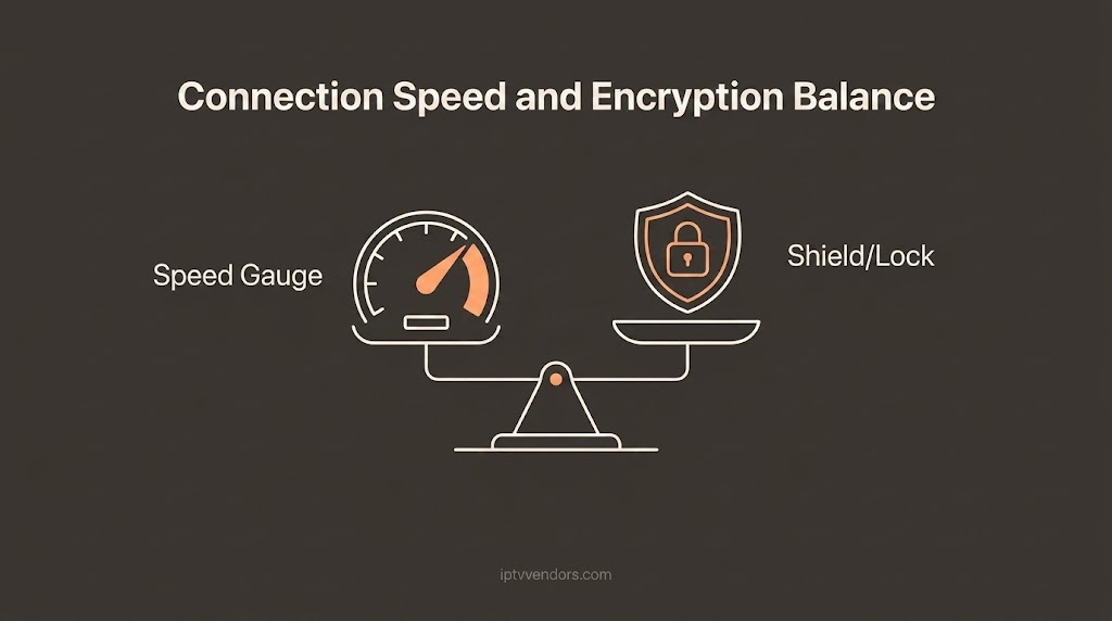 Connection Speed and Encryption Balance