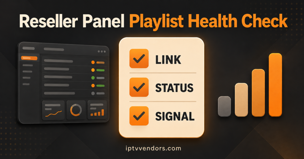 Reseller Panel Playlist Health Check