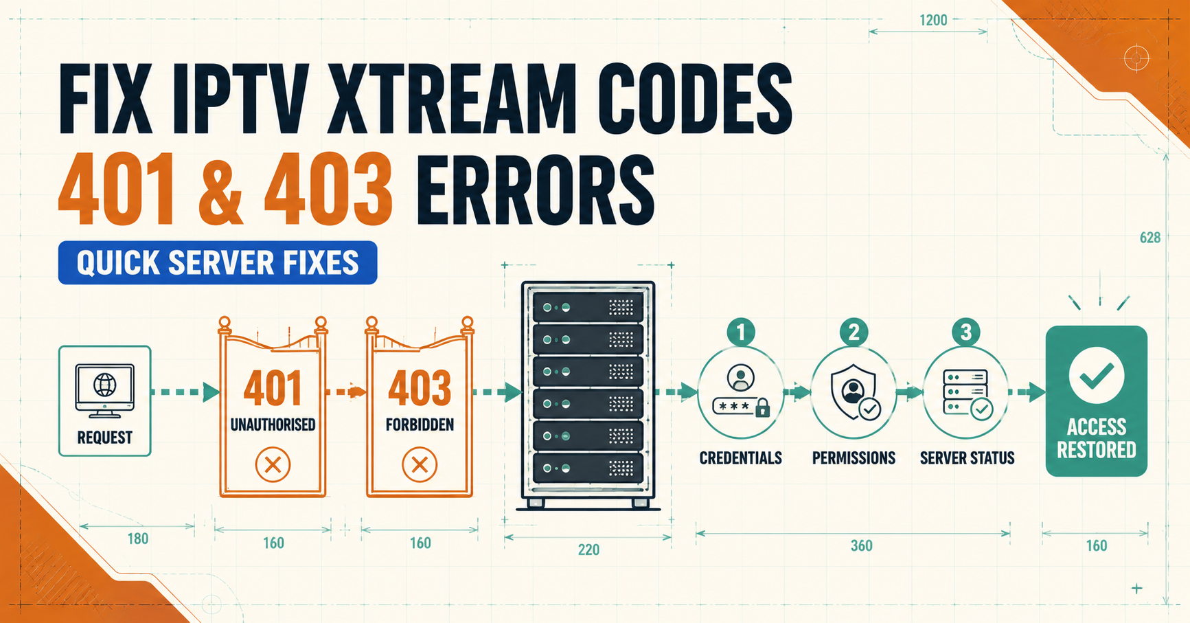 IPTV Xtream Codes 401 403 Errors
