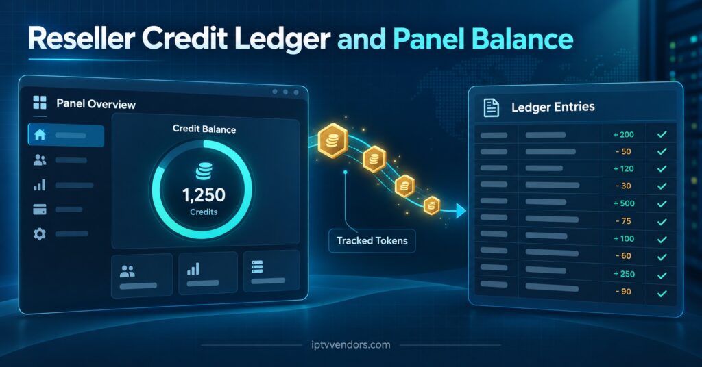 Reseller Credit Ledger and Panel Balance