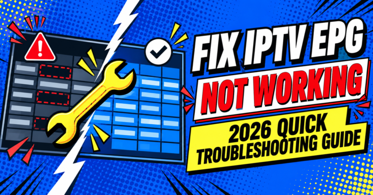 Fix IPTV EPG Not Working