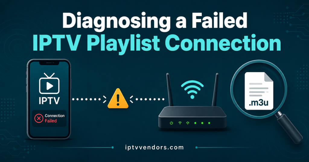Diagnosing a Failed IPTV Playlist Connection