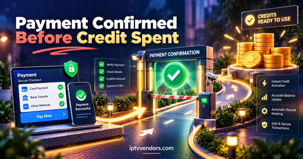 Payment Confirmed Before Credit Spent